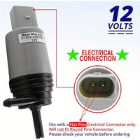 Windshield Washer Pump - Washer Motor For BMW - Replace OEM #: 67126934159, 67127302589