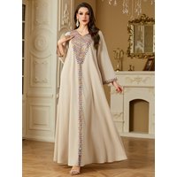 Eid Dress for Women Abaya Embroidery Party Long Dresses Muslim Caftan Robe Jalabiya Ramadan Dubai Kaftan 2025 Vestidos Largos