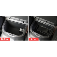 Car Center Console Armrest Storage Box Organiser Accessories for Nissan Navara D23 NP300 2015-2019 -AB16