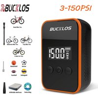 AliExpress BUCKLOS Bicycle Pump Mini Portable Electric Pump for Bike Cordless Tire Inflator 150PSI 177g Max Inflator for Bicycle Balls