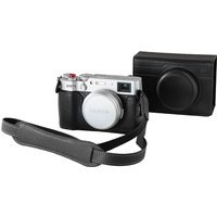 SmallRig X100VI Half Case, Camera Leather Case Kit for FUJIFILM X100VI with Shoulder Strap, Hot Shoe Shutter Release Button 5622