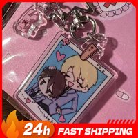 Tamaki Suoh Figure Star Acrylic Keychain Ouran High School Host Club Anime Peripherals Kyoya Ootori Acrylic Pendant Toys Gifts