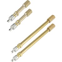 AliExpress NONE 50mm/120mm Universal Auto Wheel Valve Stem Extension Brass Tire Valve Stem Extender for Car/Truck/Motorcycle/Bike/Mower/Scooter