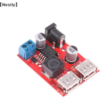 DC 9V 12V 24V 36V To 5V 3A Double USB Charge DC-DC Step-down Converter Car Charging Solar 3A Voltage Regulated Power ใNestใ