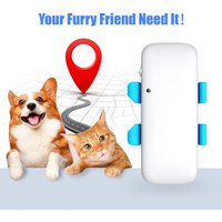 Dog Cat GPS Tracker Subscription Required Built-in Global IoT SIM, 30s Real-time Tracking, IP67 Waterproof with Android/iOS App