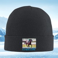 AliExpress Horse rider racing on track Men Women Unisex Knitted Hat Beanie Pullover Cap Winter Thermal Warm Christmas Outdoor Cycling Hikin