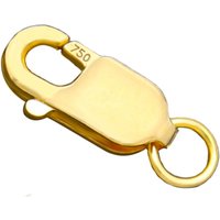 Sinya 100% Real Pure 18k Gold Lobster Clasp Solid Au750 Necklace Bracelets Chain Connector Lock Fine Jewelry DIY Accessories