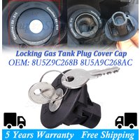 8U5A9C268AC For Ford Focus F150 Explorer Escape Mustang Fusion Lincoln MKT Locking Fuel Tank Cap with Key 8U5Z9C268B