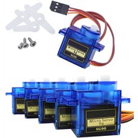 2/6pcs Arduino Analog Micro Servo Motor SG90 9G For RC Car Toy Airplane Fixed Wing Helicopter Aircraft Models 180 360