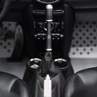 Aluminum Alloy Material Auto Car Part Silver Shift Gear And Hand Brake Trim For Mini Cooper Accessory R56 R55 R57 R58 R59