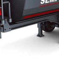 New Huina 1509 RC 1/18 Semi Dump trailer Electric Lifting for RC Tractor Truck 1501 Tail Light Support Leg No Sound System Model