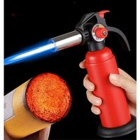 Professional Creative Windproof Torch Lighter Intense Blue Flame Butane 1300℃ High Temperature Precision Adjustable Flame Size