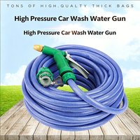 1pc Multiple sizes are available Durable Garden Hose with Universal Connector and Water Gun