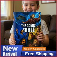 The Comic Bible Book Fun Artwork And Age-Appropriate Text Easy-To-Read Stories In Comic Book Bible Bible Study Reading Book Gift