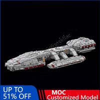 2645PCS Battlestar Nova Class War Series Technology MOC Building Block Model Children Diy Assembly Educational Toy Birthday Gift
