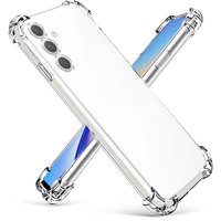 Shockproof Clear Silicone Case For Samsung Galaxy A16 A26 A36 A56 A06 4G 5G Shockproof Soft TPU Cover Shell
