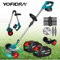 1500W Electric Lawn Mower Cordless 7Inch Length Adjustable Handheld Rechargeable Garden Pruning Tools For Makita 18V Battery Pin