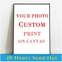 Custom Canvas Art Create Your Own Photo Wall Posters Personalized Photo Prints for Bedroom and Living Room Wall Decor Gifts