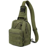 AliExpress NONE Outdoor Sports Tactical Chest Bag, Sling Handbag, Single-Shoulder Bag, Camouflage Men's Durable Cycling Small Chest Bag
