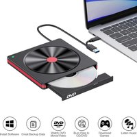 External CD DVD +/-RW Burner USB 3.0 Type-C BD/DVD/CD ROM Reader Reader Lightweight DVD Player Drive For PC Laptop Desktop