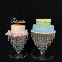 Romantic Acrylic Dessert Cake Stands Flower Stands Centerpieces For Wedding Event Table Decor