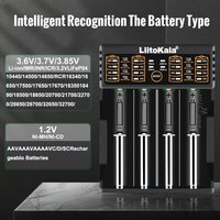 Liitokala Lii-402 Battery Charger for 18650 26650 16340 25500 14500 1.2V 3.7V 3.2V 3.85V AA/AAA NiMH Battery