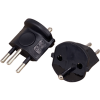 1PC European France TO Swiss plugs Travel Adapter 3 pin plug 10A 250V Power Plug EU to Switzerland Electrical Plug