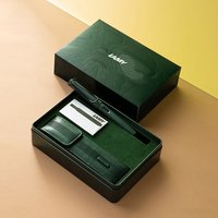 15th Anniversary Limited Lingmei Hunting fountain Pen Gift Box Deluxe Dark Night Green Ink Pen Set Office Gift