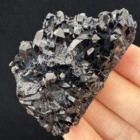 Natural Black Geode, Electroplating Black Crystal Cluster , Healing Crystal Rock Druzy Witchcraft Gemstone Specimen