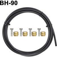 AliExpress NONE BH59/BH90 2.5M Hydraulic Brake Hose for MTB Shimano M395 Compatible Disc Brake Cable Tube with Olive Needle Set