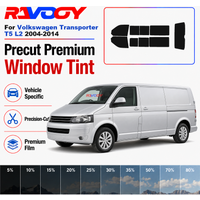 Premium Precut Window Tint Kit Front Rear Windows Rear Windshield For Volkswagen Transporter T5 L2 2004-2014 Nano Ceramic Film