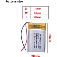 Good Qulity 3.7V,600mAH,102030 Polymer lithium ion / Li-ion battery for TOY,POWER BANK,GPS,mp3,mp4