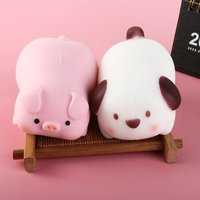 Slow Rebound Squeeze Pig Dog Toy Flexible Material Pig/Dog Slow Rebound Rising Animal Toy Animal Funny Stress Vent Toys