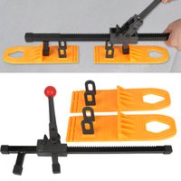 Outil de débosselage sans peinture, Kit de réparation de carrosserie, extracteur de débosselage de voiture avec 2 onglets de traction de colle, extenseur manuel de couleur Orange