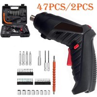 Electric Screwdriver Battery Rechargeable Cordless Screwdriver Powerful Impact Wireless Screwdriver Set Mini Drill Power Tools