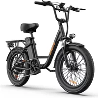 AliExpress NONE ---URLIFE ----E20 adult E-bike 20-inch Fat Tire city ebike 250W motor 48V 13Ah battery commute Electric Bike