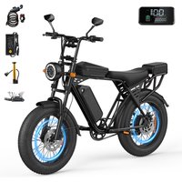 AliExpress Electric Bike Aairsk X5 750W Motor 48V15AH Battery Electric Bicycle Electric Motorcycle 20*4.0 Inch All Terrain Fat Tire E-bike