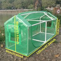 Greenhouse Preservation Cover Garden Flower Room Cover Warm Room, Insulation Cover Dust Protection Transparent Greenhouse