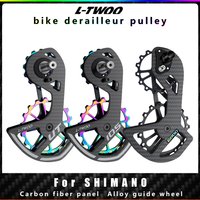 LTWOO UT Fahrrad Keramik Lager Carbon Faser Jockey Pulley Rad Set Schaltwerke Guide Für 105 5800 6800 Ultegra DURA ACE