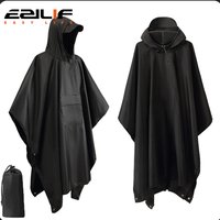 Manteau imperméable militaire d'extérieur 3 en 1, manches à capuche, Poncho de pluie imperméable pour moto, Camping, randonnée, voyage, tente de vêtements de pluie