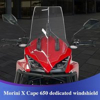 Fit Morini X Cape 650 Motorcycle Heightening Widening Windshield Windscreen Wind Screen Deflector For Morini X-Cape 650 XCape