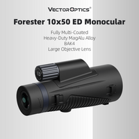 Vector Optics 10X50 Ed Monocular Maifeng Long Range Ed Telescope Bak4 Phase Correction Coated Powerful for Hunting Camping