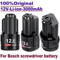 100% Original For Bosch lithium-ion rechargeable battery 12V/10.8V 3000mAh.BAT411.BAT411A.BAT412A, BAT413, BAT413A, BAT4414