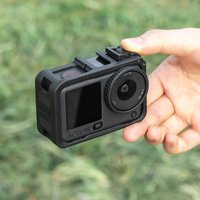 Full Cover Protective Case for DJI Action 6 Camera Accessories Vertical Shooting Camera Cage Quick Release Mount Port