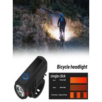 AliExpress NONE Super Bright Bicycle 3 LED Light USB Type-C Rechargeable Outdoor Waterproof Portable Bicycle Flashligh Mountain Bicycle Lamp
