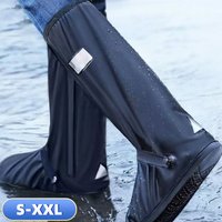 AliExpress Unisex Rainy Snowy Day Motorcycle Bike Rain Shoes Cover Overshoes Reusable Anti-Slip Boot Pants Covers Cycling Shoes Protectors