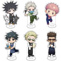 10CM Anime Jujutsu Kaisen Fushiguro Megumi Itadori Yūji Inumaki Toge Okkotsu Yūta Cos Acrylic Figure Stand Cute Gifts Ornaments