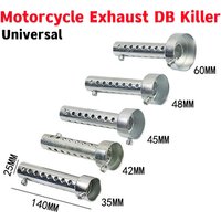 42/48/60mmUniversal Motorcycle Exhaust Muffler Adjustable DB Killer Silencer Noise Sound Eliminator