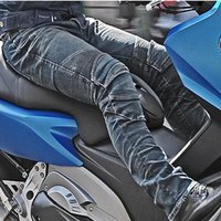 Men Vintage Motorcycle Riding Jeans Moto Jeans Protective Knee Hip Pads Motocross Pants Touring Anti Drop Pants Protective Gear