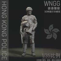 WNGG Original 1/35 Resin model white mold self-assembly and coloring (3D printing) A5-1